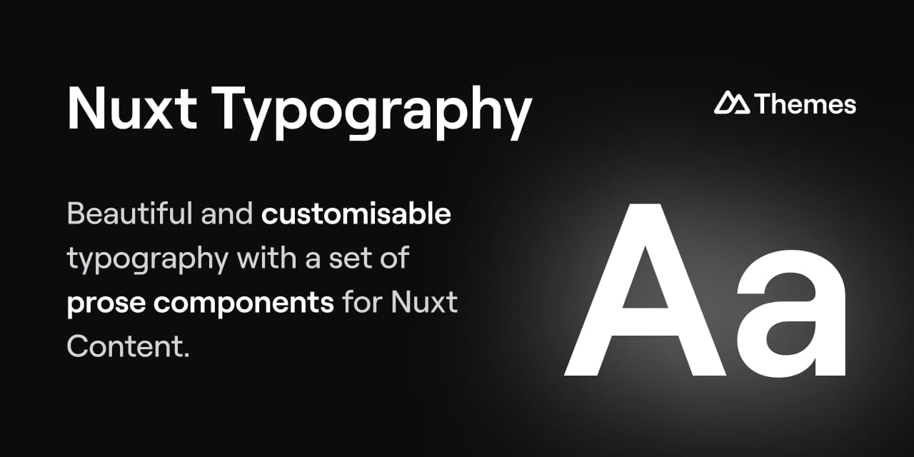 Nuxt Typography